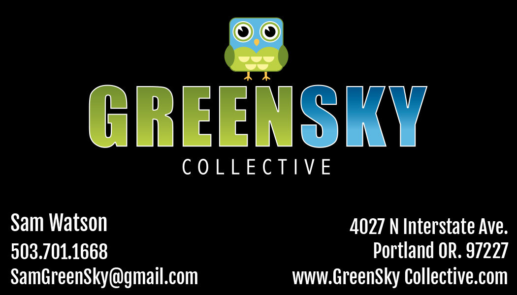 Green Sky Business Card