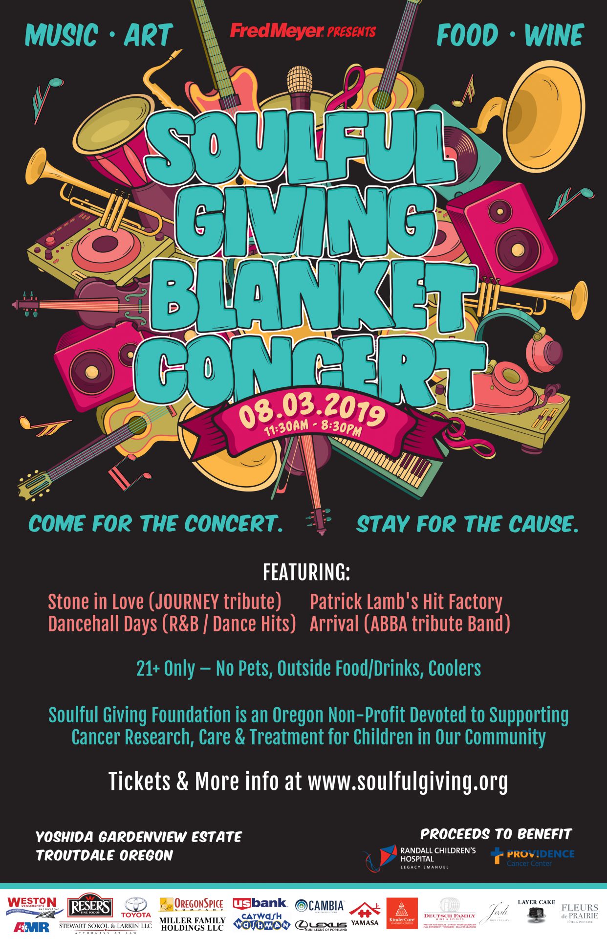 Soulful Giving Blanket Concert Poster 2019