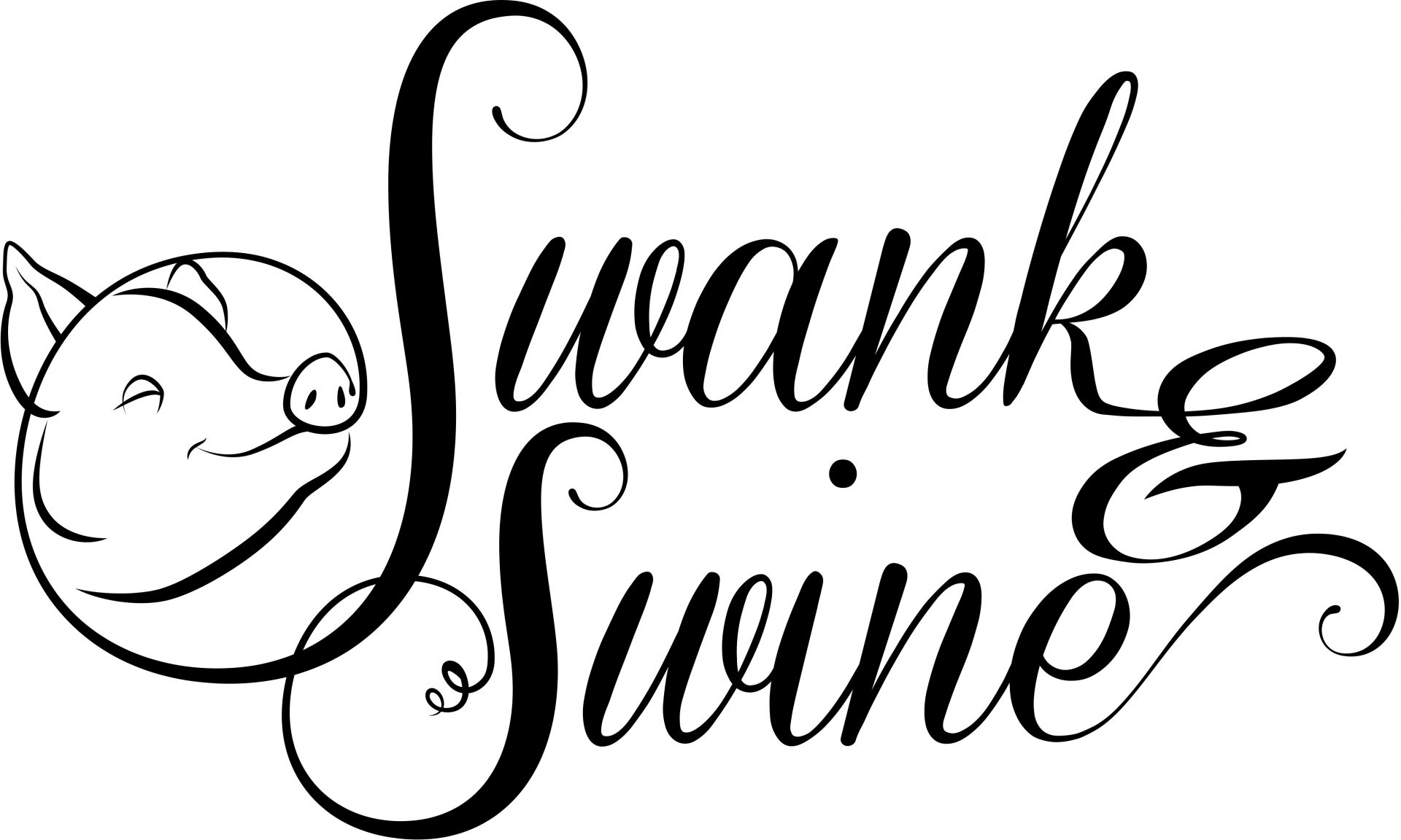 Swank & Swine Logo Concept